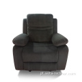 Conjunto de sofá de recliner de tecido de veludo durável